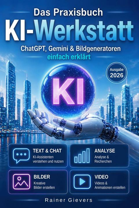 Produktbild Das Praxisbuch KI-Werkstatt (Deutsch, Rainer Gievers, 2026)