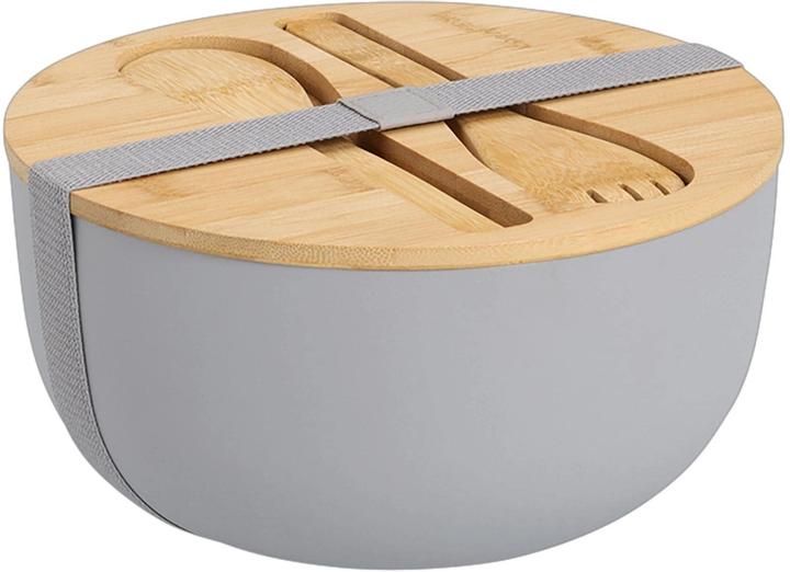 Produktbild Zeller Present Salatschüssel mit Besteck und Deckel (23.50 cm, 3 l, 1x)