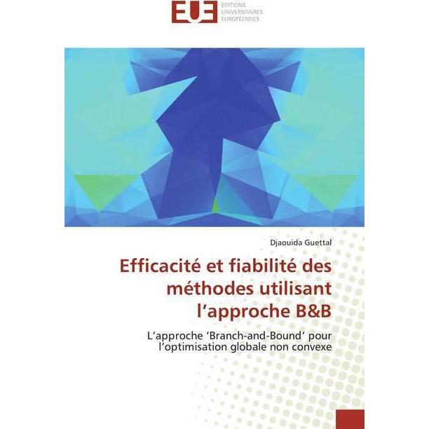 Efficacité et fiabilité des méthodes utilisant l'approche B&B, Fachbücher von Djaouida Guettal
