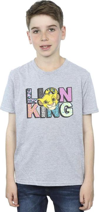Produktbild Disney The Lion King Pattern Logo TShirt Jungen (152, 158)
