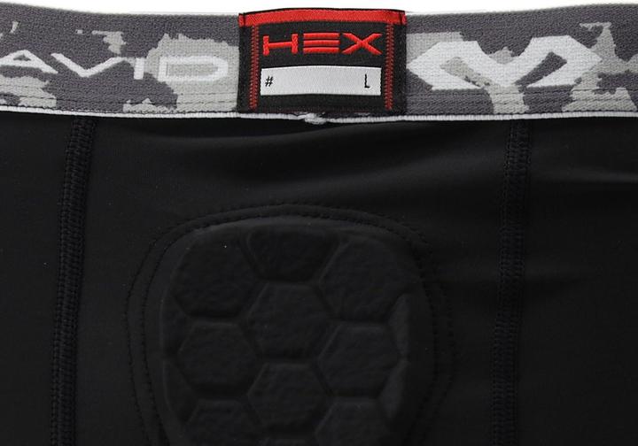 Actual product image McDavid Compressive 3/4 leggings with protectors for men (XXL)