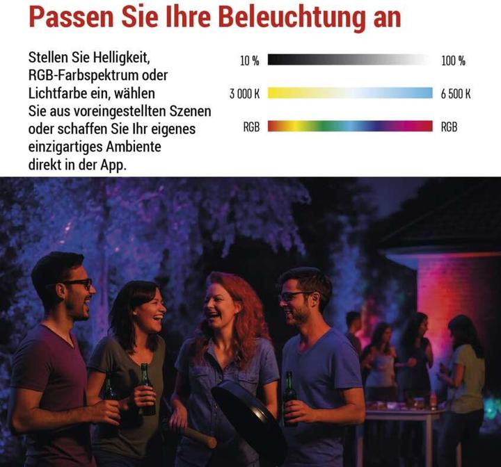 Actual product image Emos GOSMART LED Strahler 50W, 4300lm, RGB+CCT,IP65 (4300 lm)