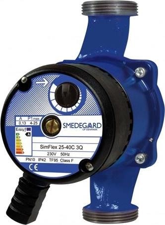 Produktbild Smedegaard Pumpe simflex 25-40 180mm 230v