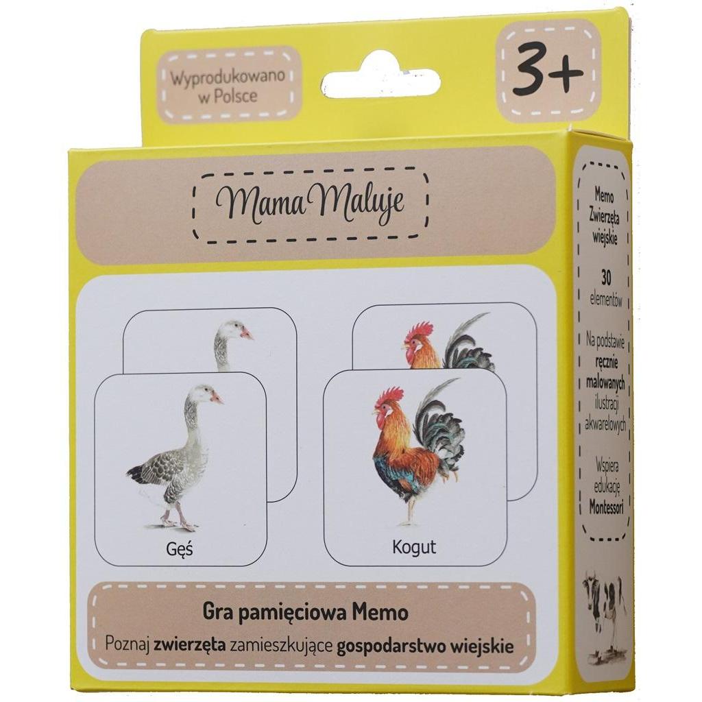 Mama Maluje Memo über ländliche Tiere (508584)