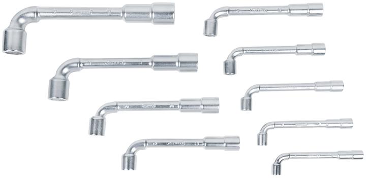 Actual product image KS Tools ULTIMATEplus double socket wrench set, 90° bent, 9 parts (19 mm, 11 mm, 17 mm, 9 mm, 15 mm, 13 mm, 12 mm, 10 mm, 8 mm, 16 mm, 14 mm, 18 mm)