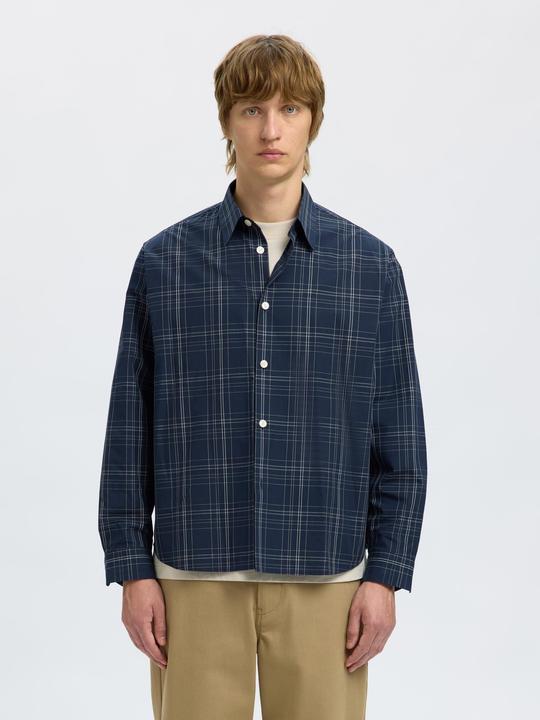 Produktbild Selected Homme Boxy Fit Baumwoll Karohemd (M)