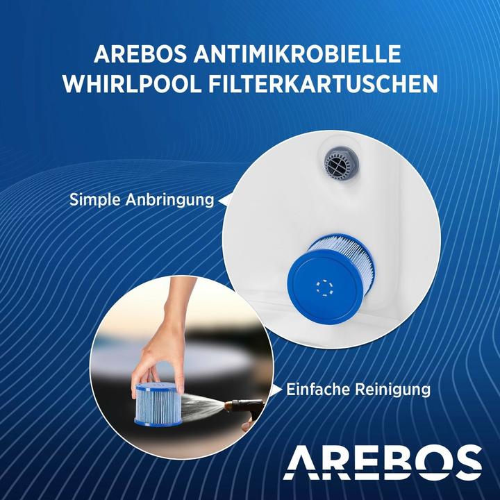 Produktbild Arebos Antimikrobieller Filter für Spa Pool