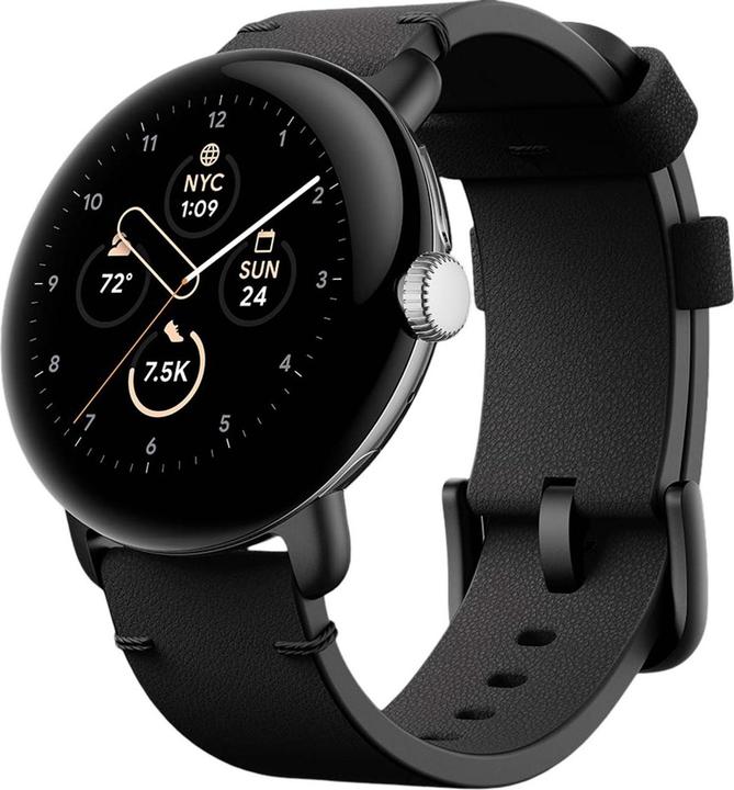 Produktbild Google Pixel watch Band - Obsidian Craft Leathe (20 mm, Edelstahl, italienisches Leder)
