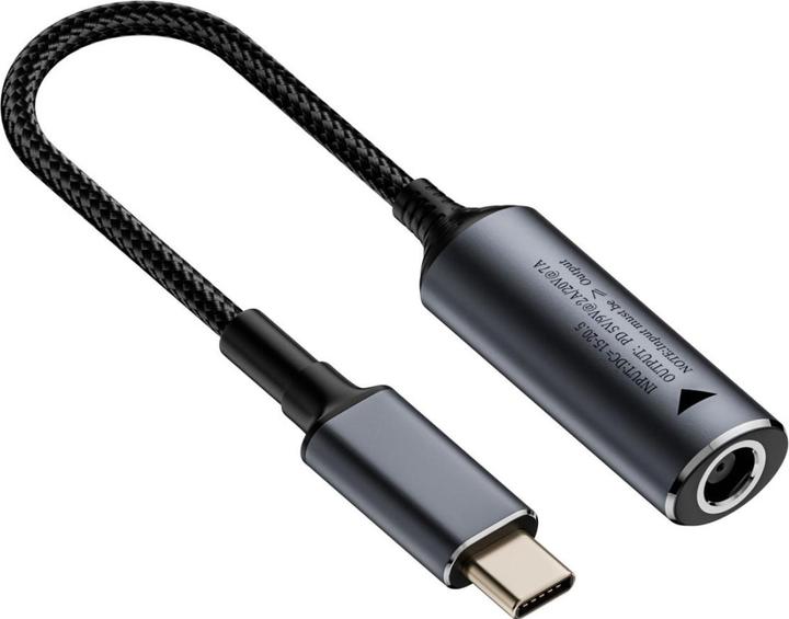 Actual product image PowerGuard DC-Charge74x50 HP Round Tip 7.4 x 5.0mm (0.6mm) to USB-C Charge Adapter 140W (140 W)