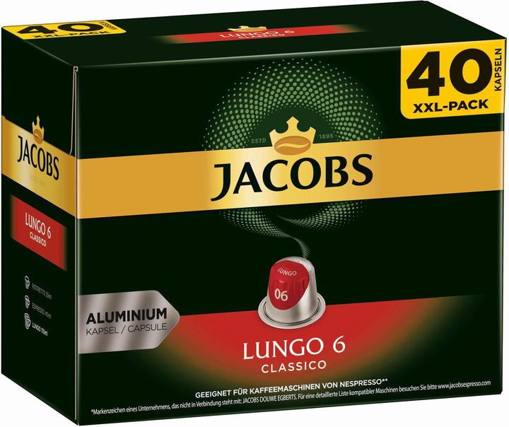 Image du produit Jacobs Lungo 6 Classico (1 x Port.)