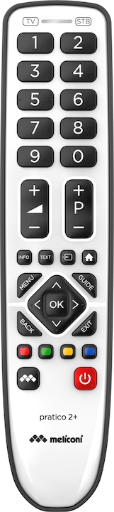 Actual product image Meliconi Gumbody Pratico 2+ (Universal remote control, Miracast)
