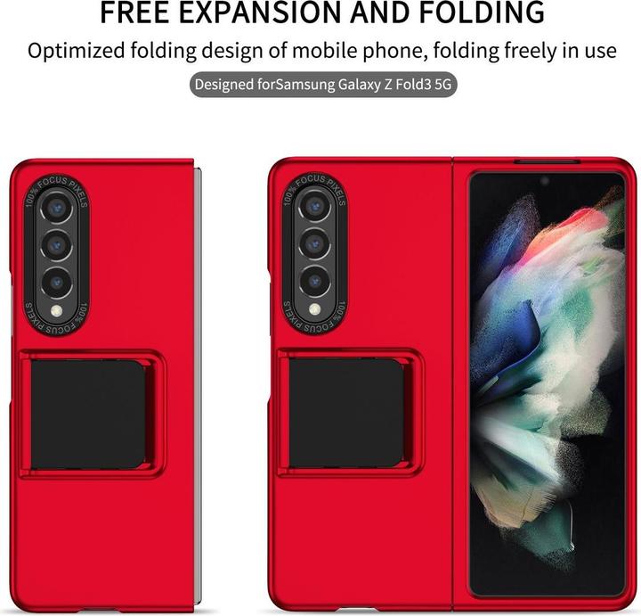 Produktbild König Design Hülle Handy Schutz für Samsung Galaxy Z Fold3 5G Case Cover Tasche Flip Etui Neu (Samsung Galaxy Z Fold3 5G)