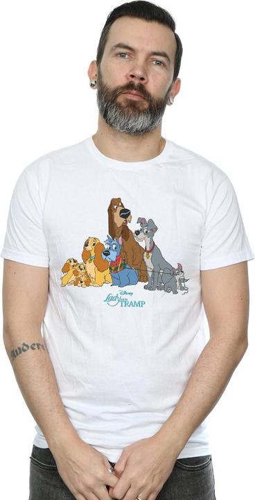 Produktbild Disney Lady And The Tramp Classic Group TShirt (XXL)