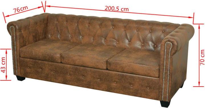 Produktbild vidaXL Sofagarnitur (Polstergruppe)