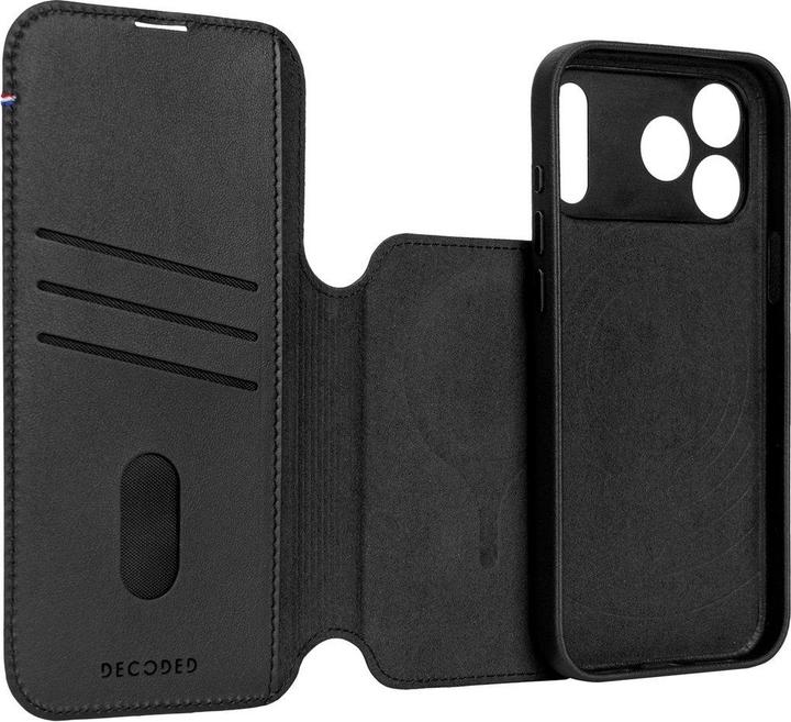 Produktbild Decoded Leather Detachable Wallet Apple iPhone 17 Pro Black (Apple iPhone 17 Pro)