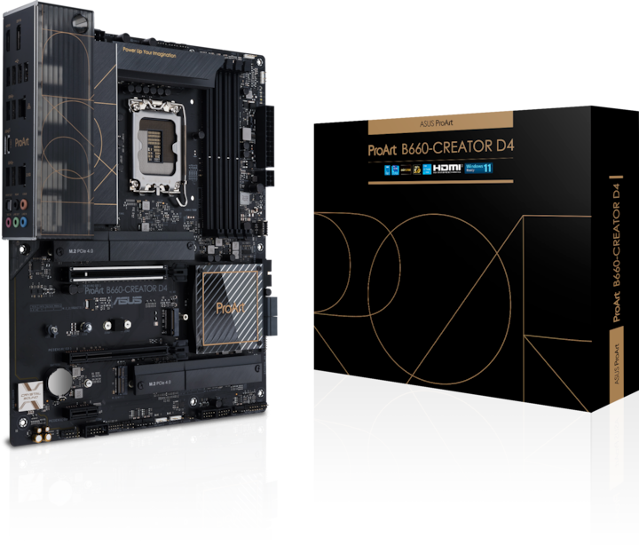 Produktbild ASUS PROART B660-CREATOR D4 (LGA 1700, Intel B660, ATX)