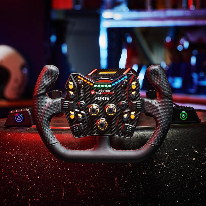 Produktbild Asetek SimSports GT Rim - Open D, Leder (PC)