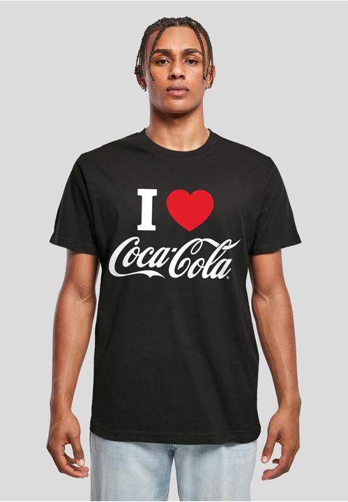 Produktbild Merchcode Coca Cola I Love Coke Tee - 119309 (L)