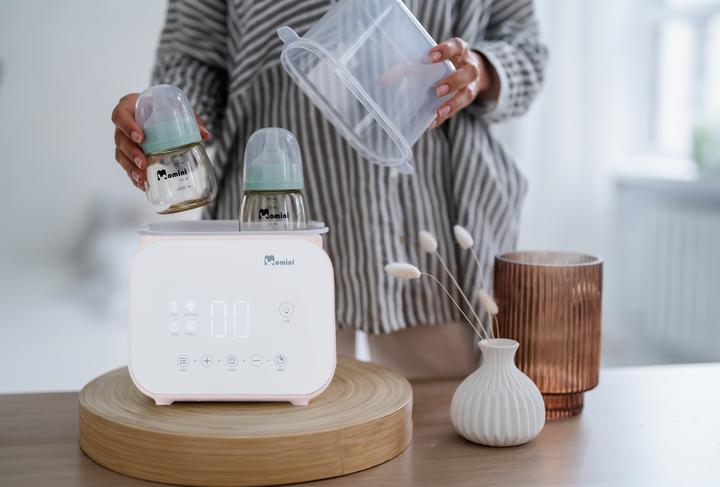 Actual product image Momini MelloDuo 6-in-1 baby bottle steriliser + warmer