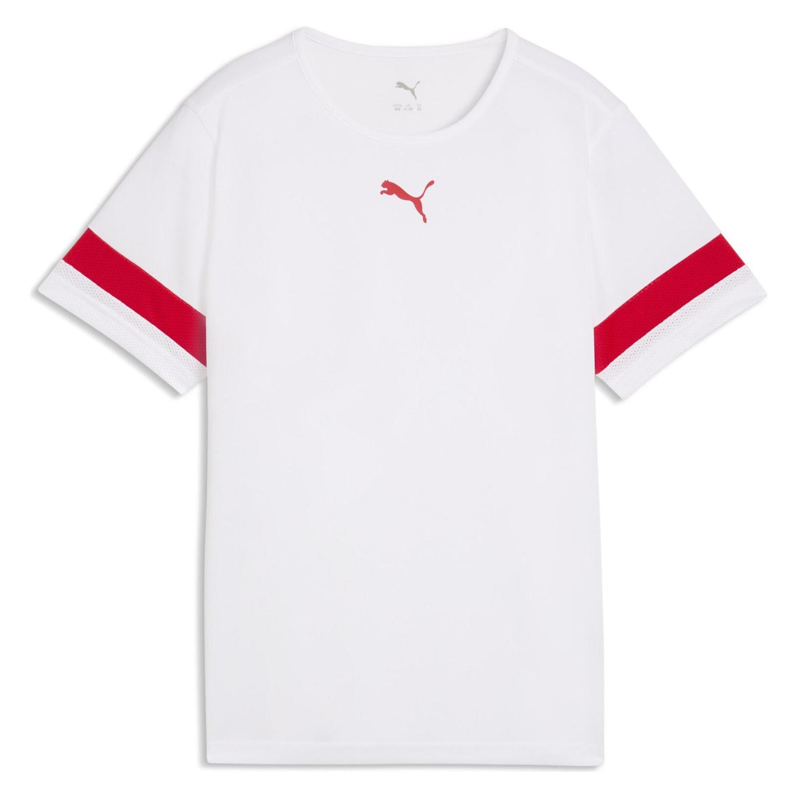 Puma, Jongens, Sportief Shirt, IndividualRISE Jersey Jr (128), Wit, 128