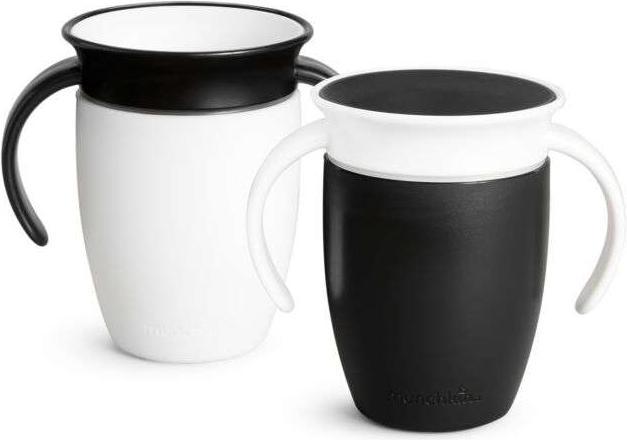 Munchkin Miracle Noir / Blanc Tasse 360° 207 ml (207 ml)