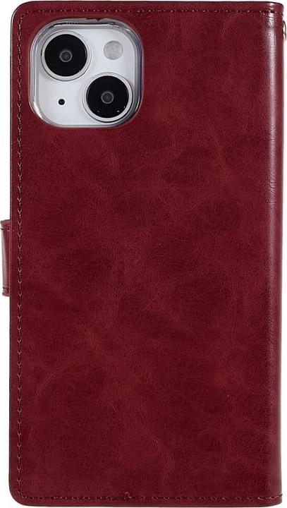 Productafbeelding iPhone 14 Plus - Blue Moon Hoesje Hoesje Wijnrood (Apple iPhone 14 Plus)