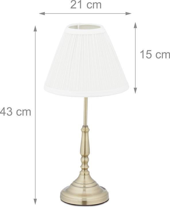 Image du produit Relaxdays Lampe de table (E14)