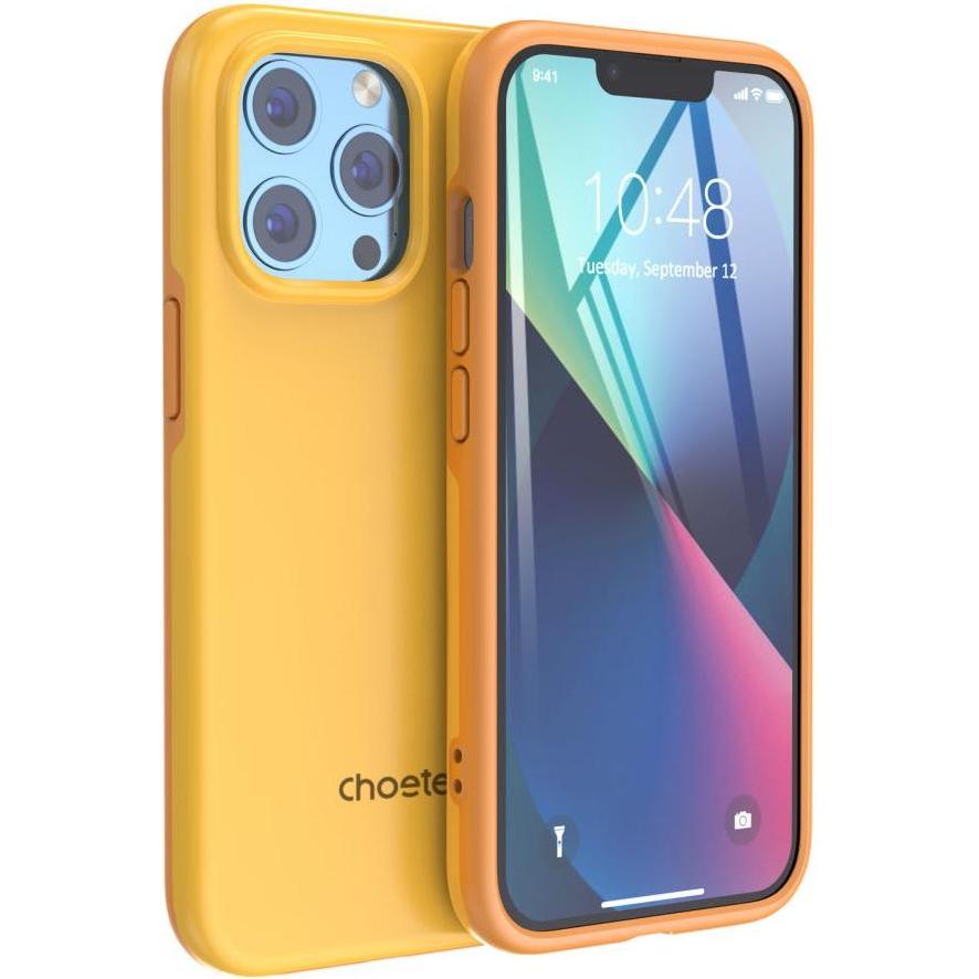 Choetech MFM Anti-drop Case for MagSafe for iPhone 13 Pro, Orange (PC0113-MFM-YE) (Apple iPhone 13 Pro), Smartphone Hüll...