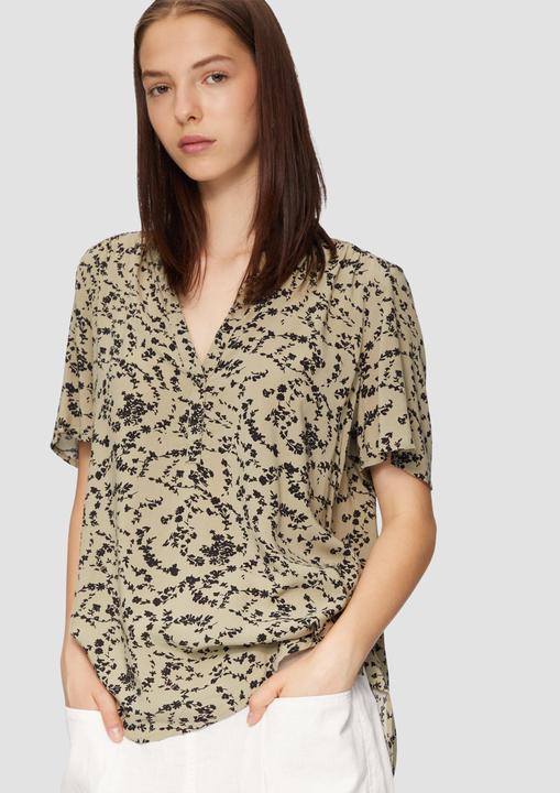 Image du produit S.Oliver Bluse Gemusterte Tunikabluse aus Viskose (32)