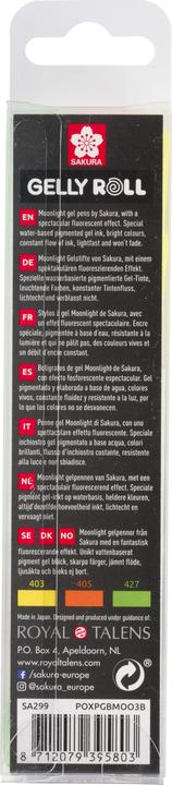 Productafbeelding Sakura GELLY ROLL - Gelschreiber ”Moonlight” (Veelkleurig, 3x)