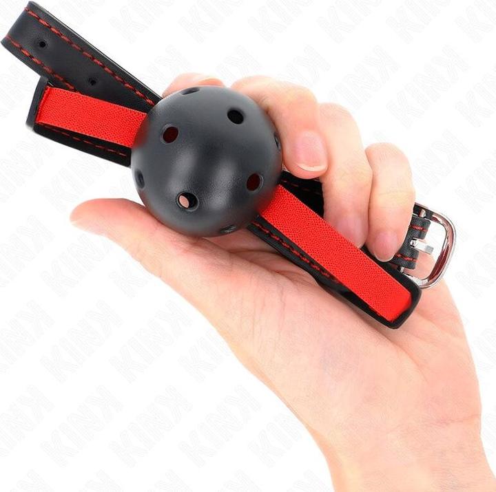 Image du produit Kink - Bouche dure creuse 4.5 Cm Bâillon avec ceinture élastique 56 X 1.5 Cm