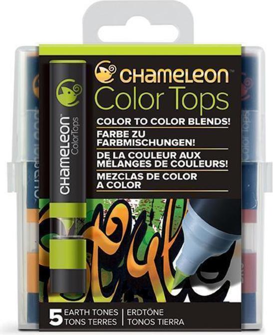 Chameleon 5 Color Tops Earth Tones Set (5x)