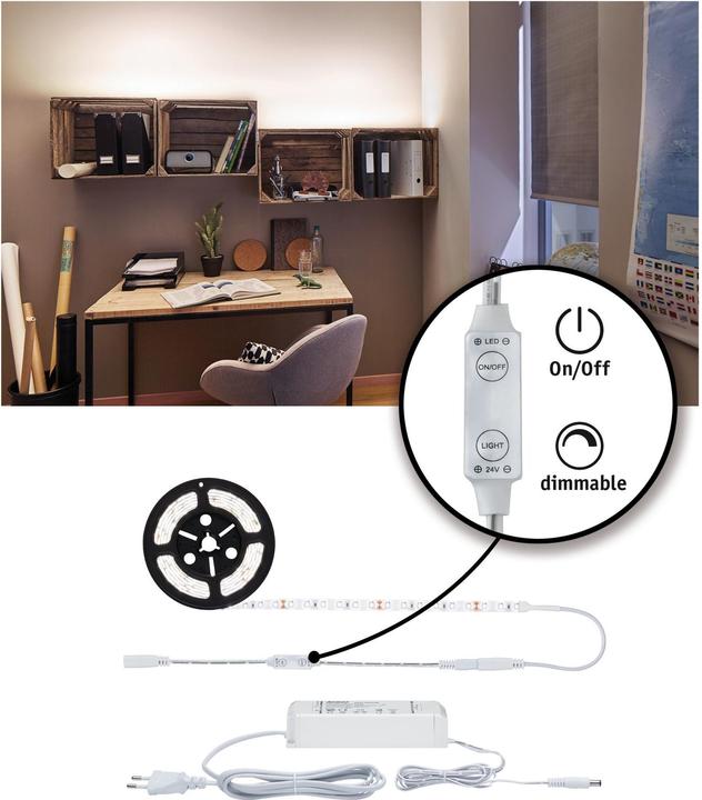 Actual product image Paulmann SimpLED (Neutral White, 300 cm, Indoor)