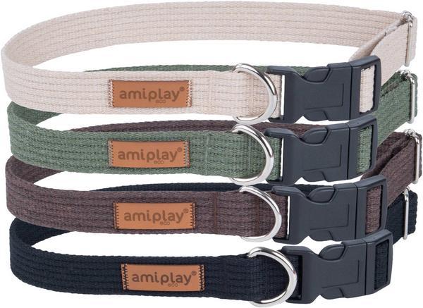 Actual product image amiplay Necklace Cotton S, 15mm/28-40cm, brun (S, Dog)