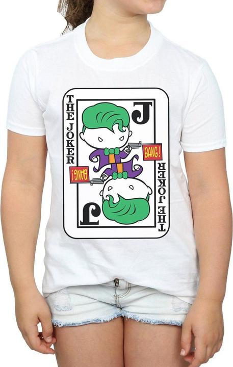 Produktbild Chibi Joker Playing Card TShirt Mädchen (128)