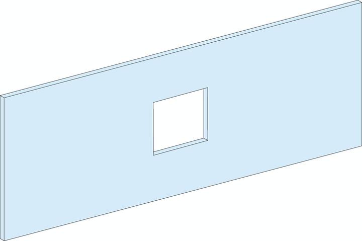 Produktbild Schneider PrismaSeT-P, Frontplatte, ComPacT NSX/NSX Vigi100-250 3-4polig,Einschubtechnik,horizontal,Breite=650