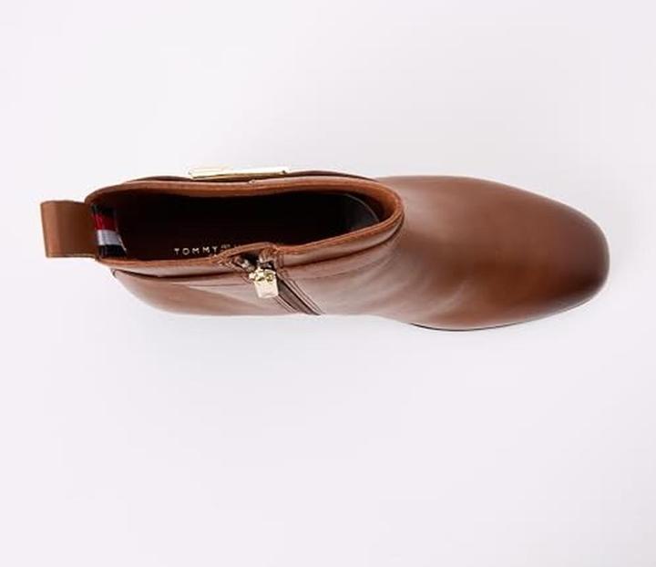 Actual product image Tommy Hilfiger Th Logo Mid Heel Bootie (38)