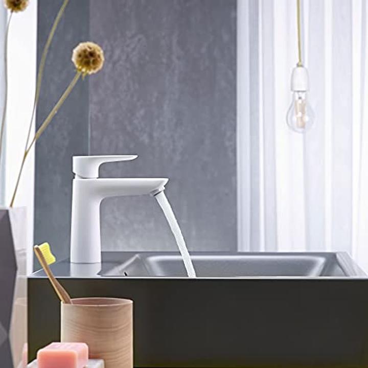 Produktbild hansgrohe HG EH-WT-MI TALIS E 110 CoolStart ohne Ablaufgarnitur mattweiss