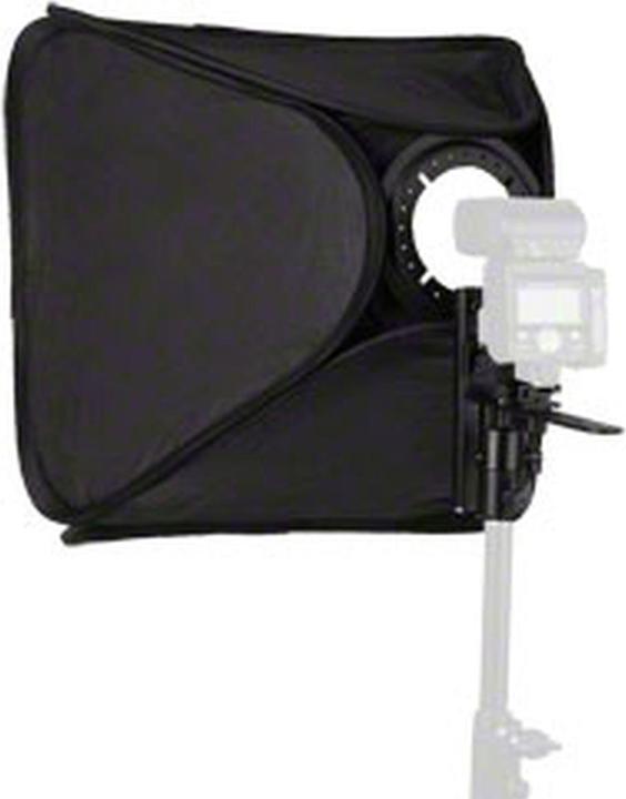Produktbild Walimex p-Blitzschiene mit Magic Softbox 40x40 (Softbox, 40 cm)
