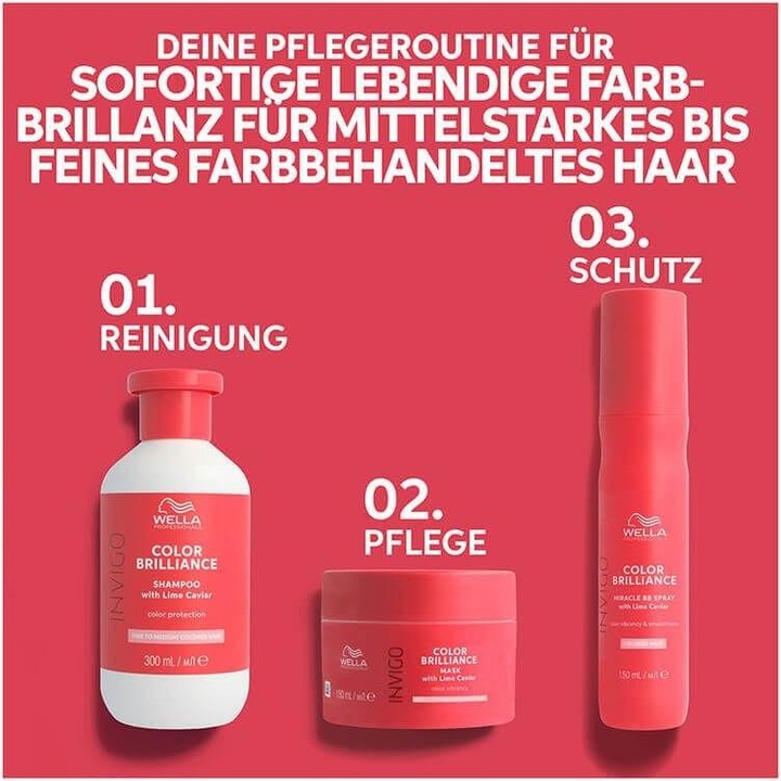 Immagine prodotto Wella Invigo Color Brilliance Shampoo Coarse (500 ml, Shampoo liquido)