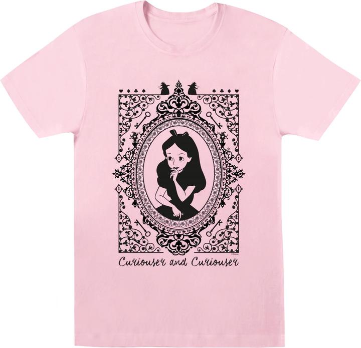 Actual product image Disney Womens/Ladies Alice In Wonderland Frame Cotton Boyfriend T-Shirt (S)