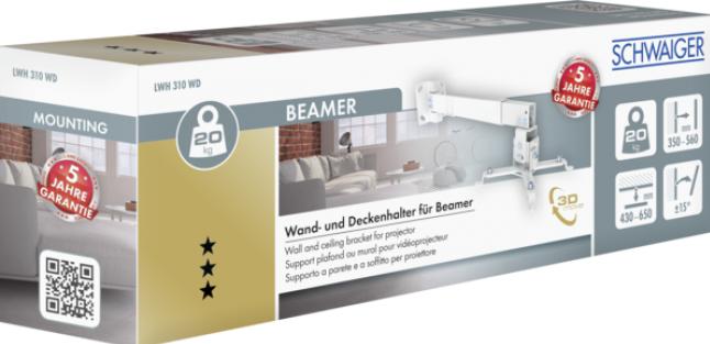 Produktbild Schwaiger Beamer (Decke, Wand)