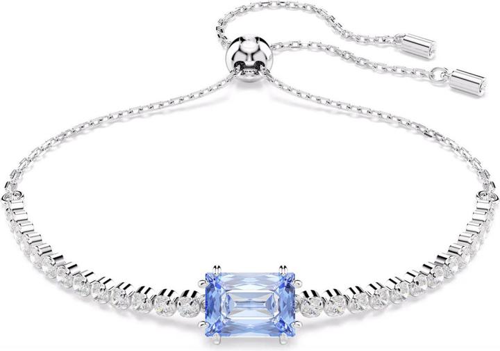 Swarovski Matrix Tennis Bracelet Various Cuts Blue (24 cm, Swarovski Metal)