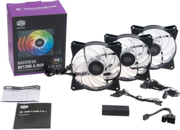 Produktbild Cooler Master MasterFan MF120R ARGB (120 mm, 3x)