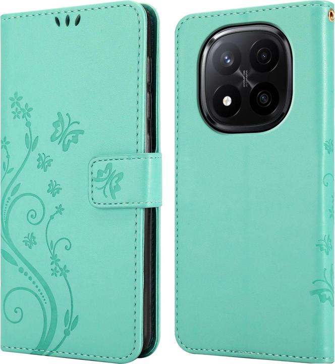 Produktbild Cadorabo Hülle für Xiaomi RedMi Note 14 Pro 5G mit Blumen Muster (Xiaomi Redmi Note 14 Pro 5G)