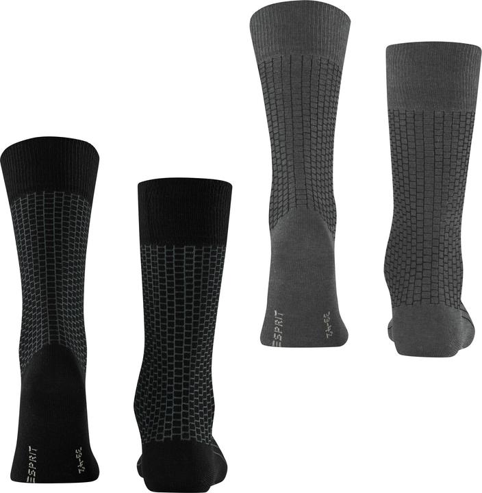 Produktbild Esprit Illusional Grid 2-Pack Herren (2er Pack, 43 - 46)