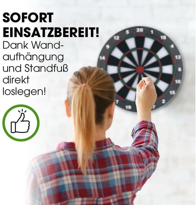 Produktbild DoYourDart Dartboard mit 6 Pfeilen