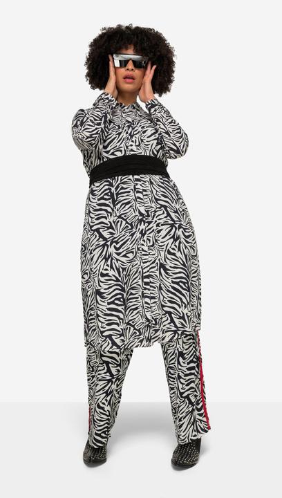 Produktbild Angel of Style Longbluse, Zebradruck, Rücken-Statement, Hemdkragen, Langarm (48)