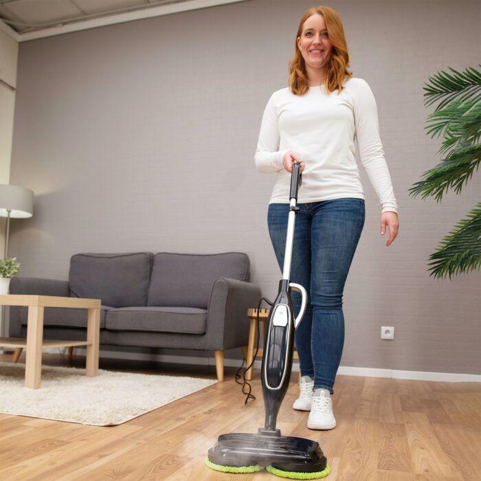 Livington rotierender Dampfreiniger «Steam Twister», weiss