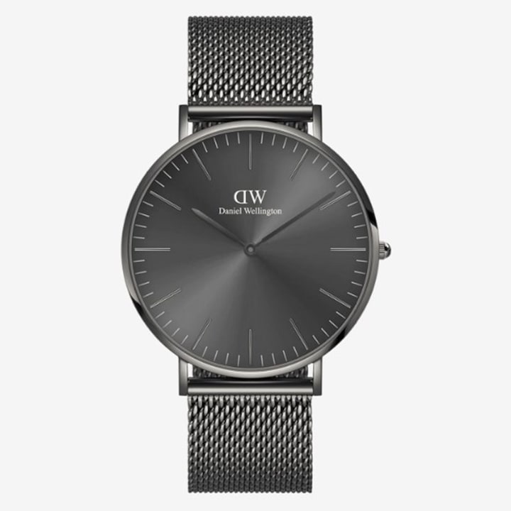 Produktbild Daniel Wellington Classic Mesh Graphite (40 mm) (Analoguhr, 40 mm)